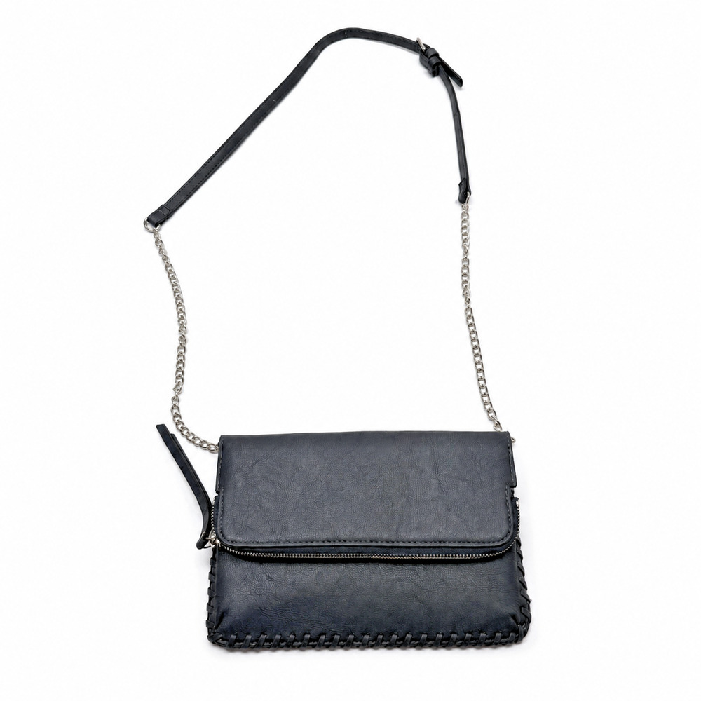 Women's Urban Expressions Maison Whipstich Trim Crossbody Bag Navy